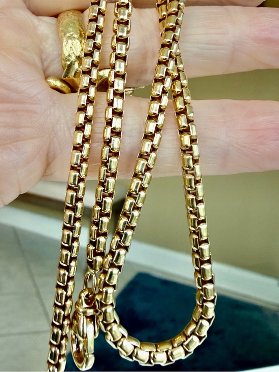 David Yurman Jewelry - David Yurman 18 karat gold wheat necklace